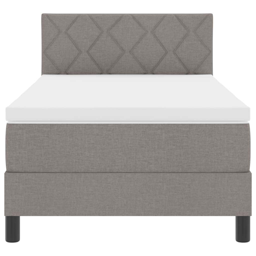 Letto a molle con testiera Talpa 100 x 200 cm Tessuto | homemem39