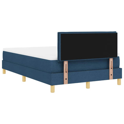 Letto a molle con cuscino con testiera Blu 120 x 190 cm Tessuto | homemem39