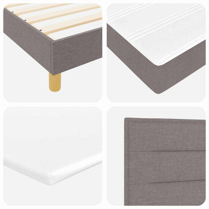 Letto a molle con cuscino Talpa 140 x 200 cm Tessuto | homemem39