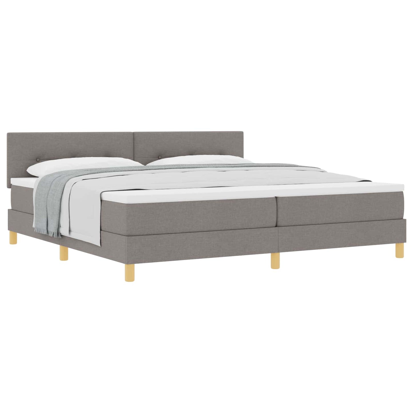 Letto a molle con cuscino Talpa 200 x 200 cm Tessuto | homemem39