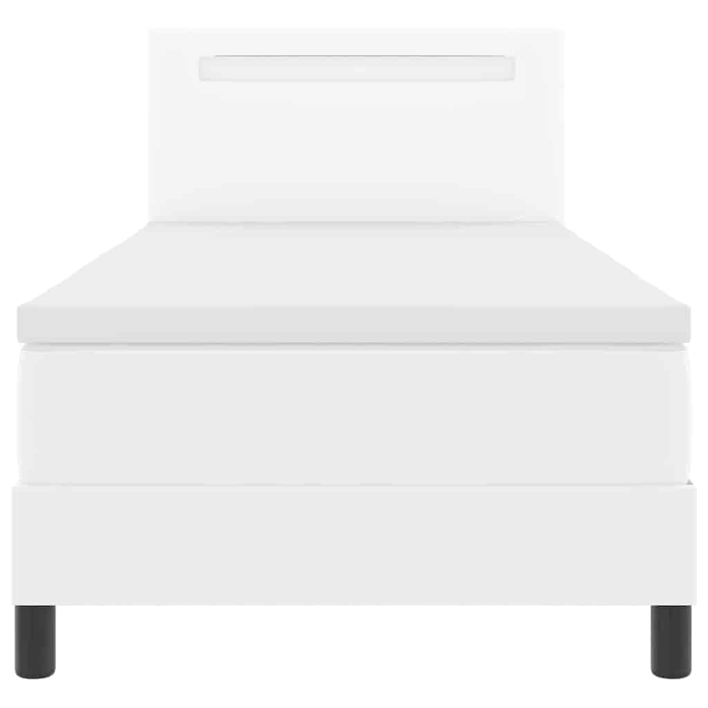 Struttura letto con materasso con materasso Bianco 90 x 190 cm
