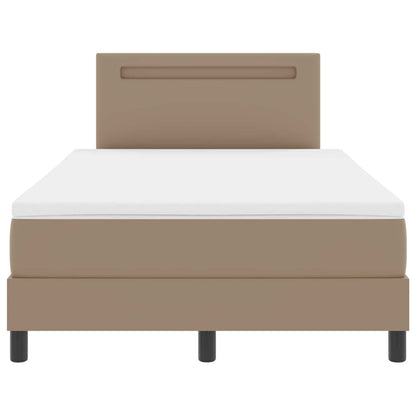 Letto a molle Cappuccino 120 x 200 cm Pelle sintetica | homemem39