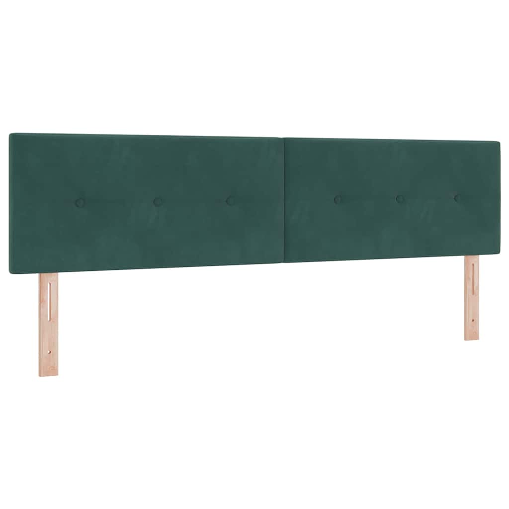 Letto a molle con materasso Verde Scuro 180 x 200 cm Velluto | homemem39