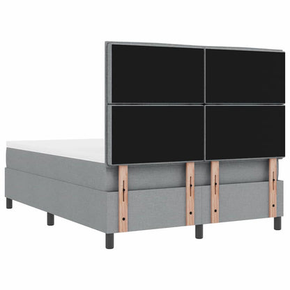 Letto a molle con materasso Grigio chiaro 160 x 200 cm Tessuto | homemem39