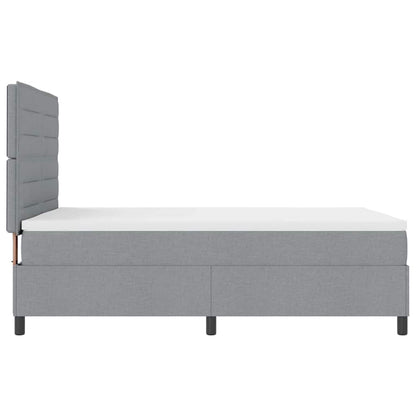 Letto a molle con materasso Grigio chiaro 160 x 200 cm Tessuto | homemem39
