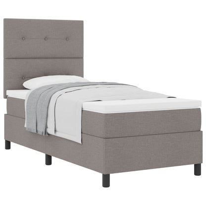 Letto a molle con testiera Talpa 100 x 200 cm Tessuto | homemem39