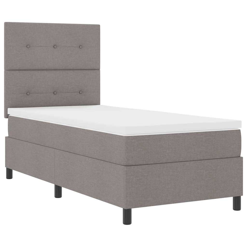 Letto a molle con testiera Talpa 100 x 200 cm Tessuto | homemem39