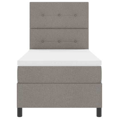 Letto a molle con testiera Talpa 100 x 200 cm Tessuto | homemem39