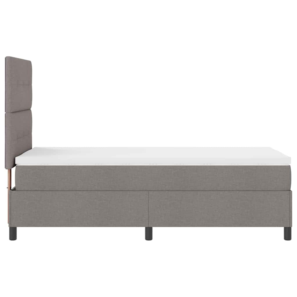 Letto a molle con testiera Talpa 100 x 200 cm Tessuto | homemem39
