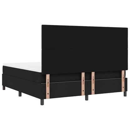 Letto a molle con materasso Nero 180 x 200 cm Tessuto | homemem39