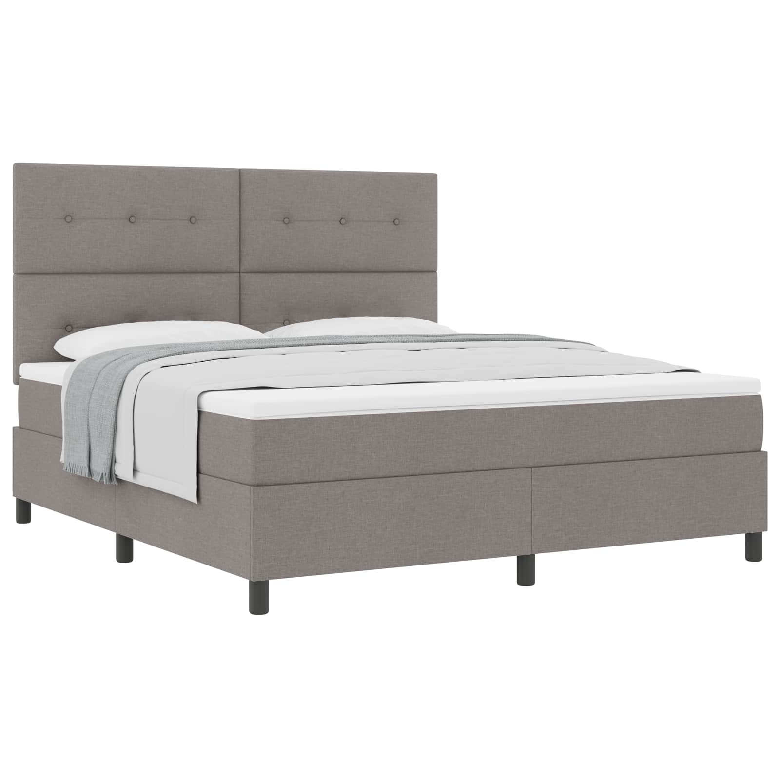 Letto a molle con materasso Talpa 180 x 200 cm Tessuto | homemem39