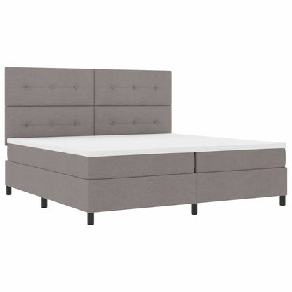Letto a molle con testiera Talpa 200 x 200 cm Tessuto | homemem39