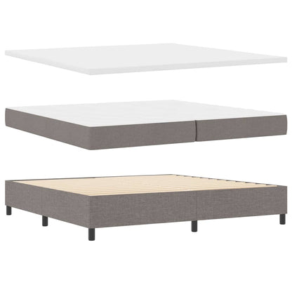 Letto a molle con testiera Talpa 200 x 200 cm Tessuto | homemem39