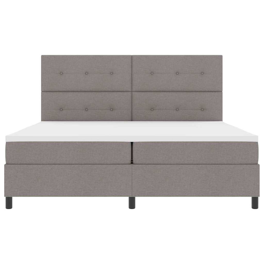 Letto a molle con testiera Talpa 200 x 200 cm Tessuto | homemem39