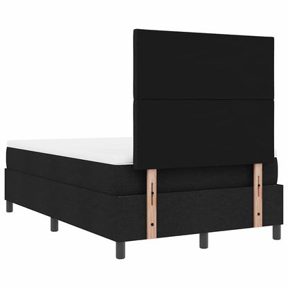 Letto a molle con materasso Nero 120 x 190 cm Tessuto | homemem39