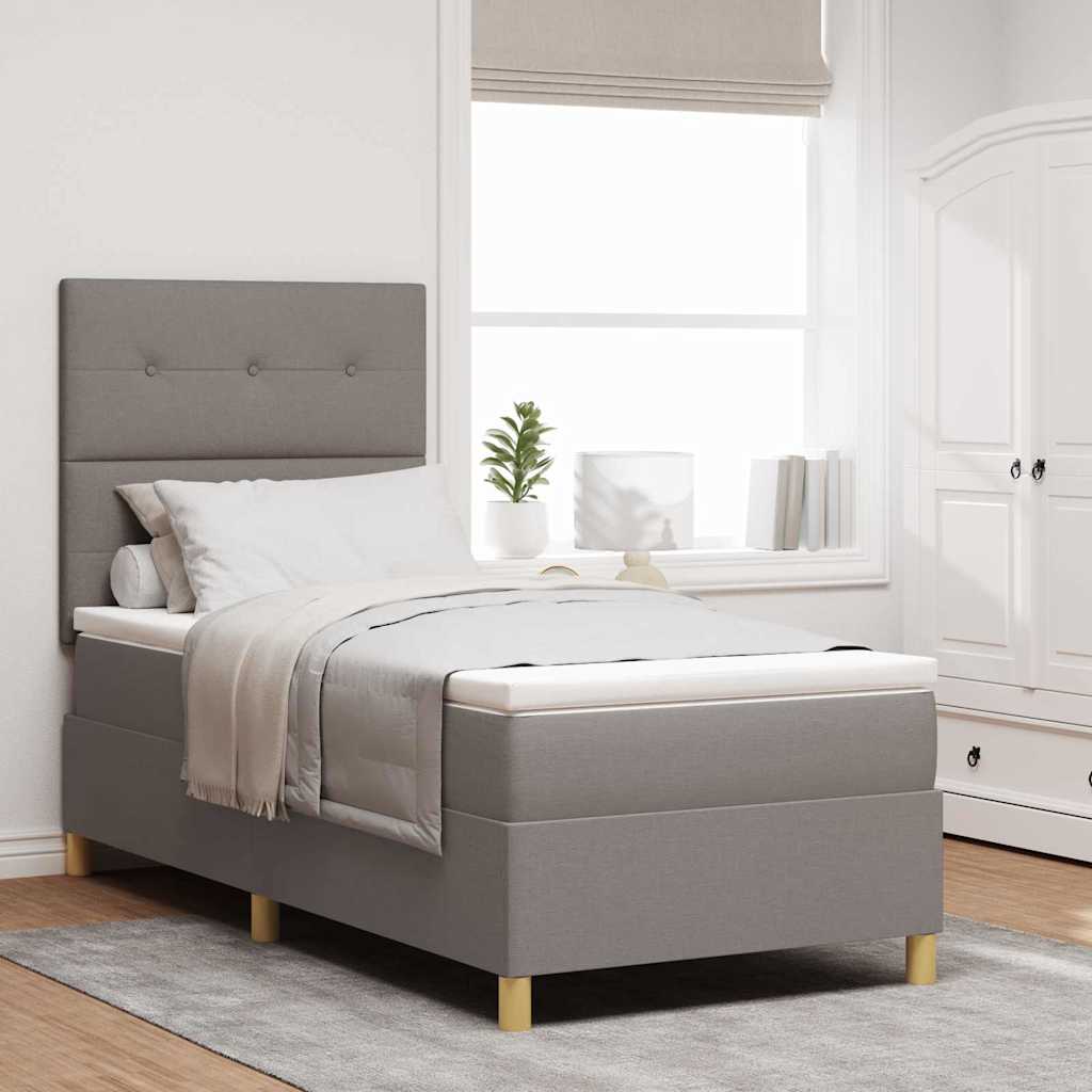 Letto a molle con testiera Talpa 100 x 200 cm Tessuto