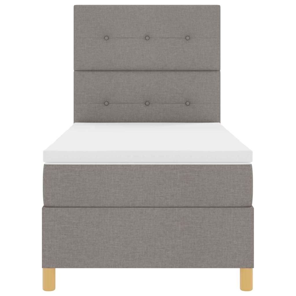 Letto a molle con testiera Talpa 100 x 200 cm Tessuto | homemem39