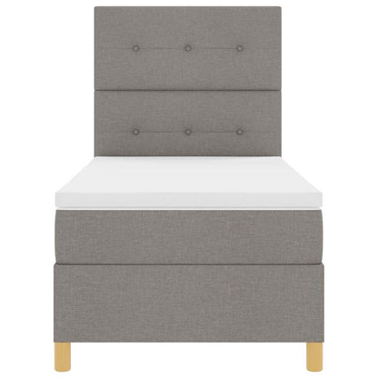 Letto a molle con testiera Talpa 100 x 200 cm Tessuto | homemem39