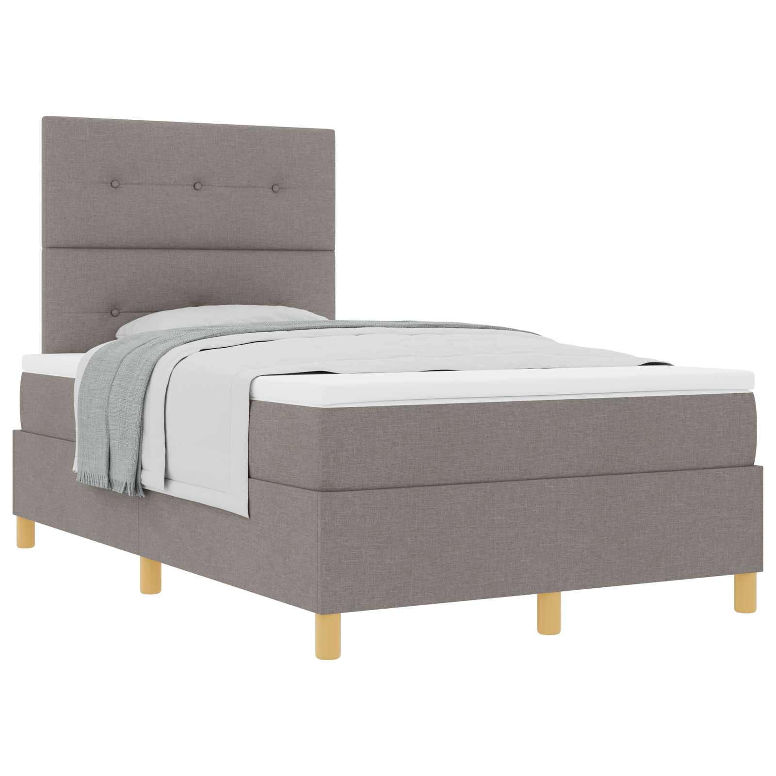 Letto a molle con testiera Talpa 120 x 190 cm Tessuto | homemem39