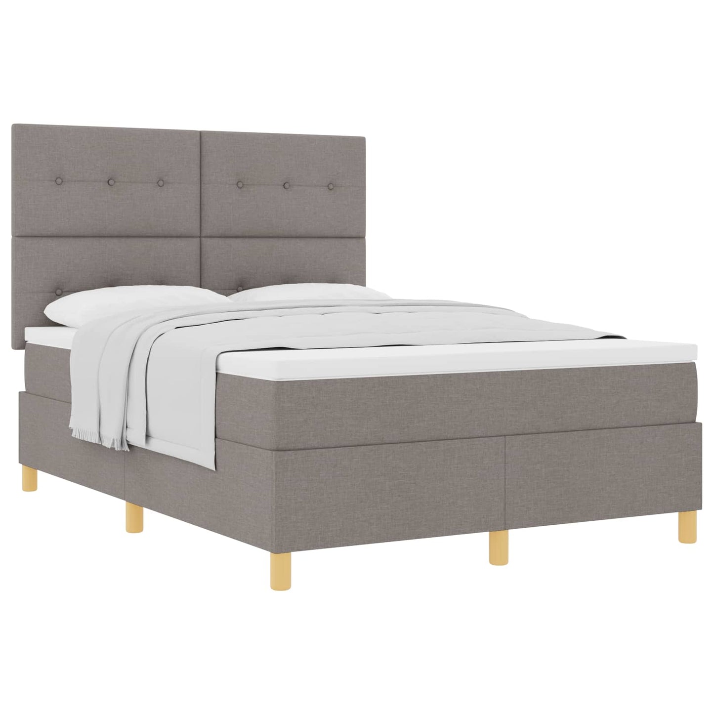 Letto a molle con testiera Talpa 160 x 200 cm Tessuto | homemem39
