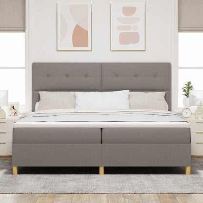 Letto a molle con testiera Talpa 200 x 200 cm Tessuto | homemem39