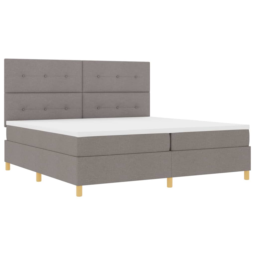 Letto a molle con testiera Talpa 200 x 200 cm Tessuto | homemem39