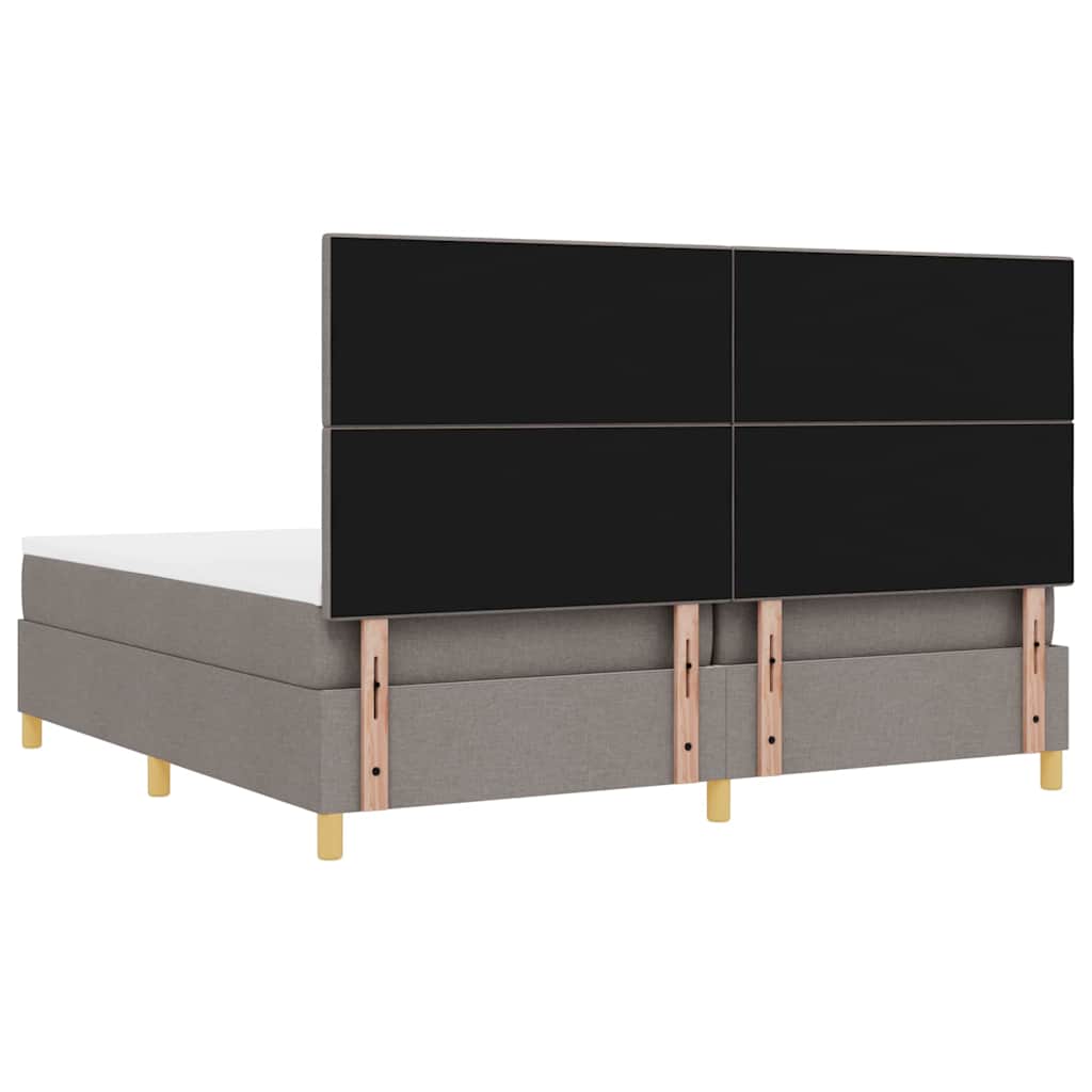 Letto a molle con testiera Talpa 200 x 200 cm Tessuto | homemem39