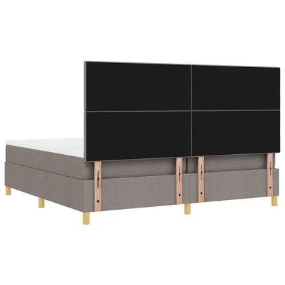 Letto a molle con testiera Talpa 200 x 200 cm Tessuto | homemem39