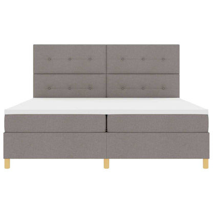 Letto a molle con testiera Talpa 200 x 200 cm Tessuto | homemem39