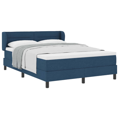Letto a molle con materasso Blu 140 x 190 cm Tessuto | homemem39