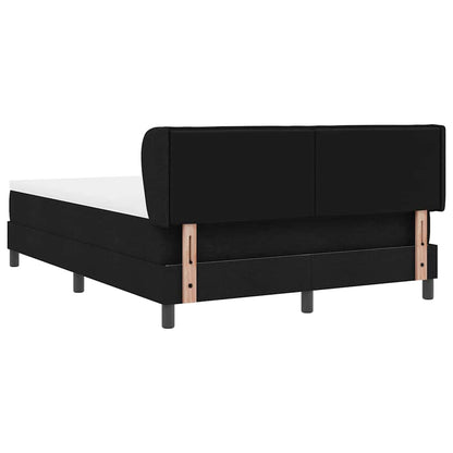 Letto a molle con materasso Nero 140 x 200 cm Tessuto | homemem39