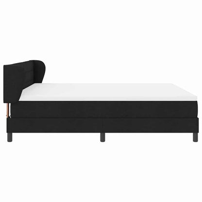 Letto a molle con materasso Nero 180 x 200 cm Tessuto | homemem39