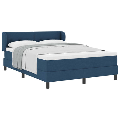 Letto a molle con testiera Blu 160 x 200 cm Tessuto | homemem39