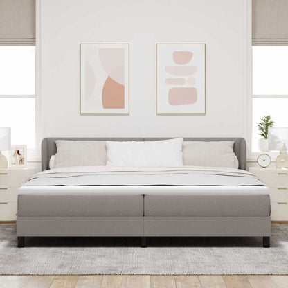 Letto a molle con testiera Talpa 200 x 200 cm Tessuto