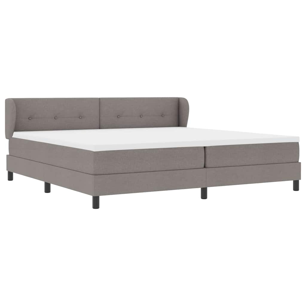 Letto a molle con testiera Talpa 200 x 200 cm Tessuto | homemem39