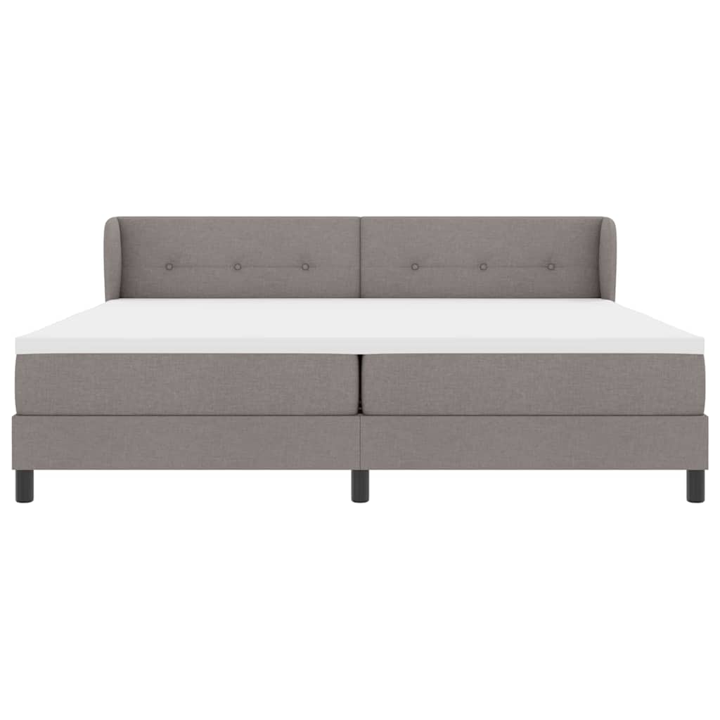 Letto a molle con testiera Talpa 200 x 200 cm Tessuto | homemem39