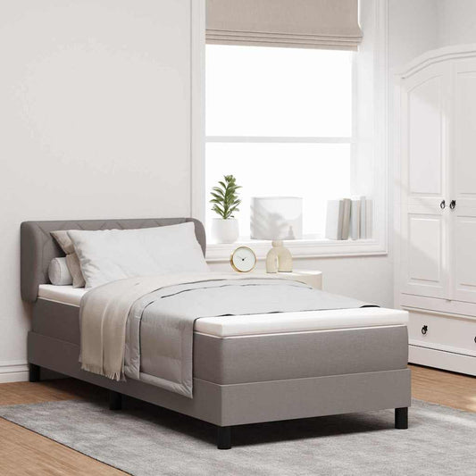 Letto a molle con testiera Talpa 100 x 200 cm Tessuto | homemem39