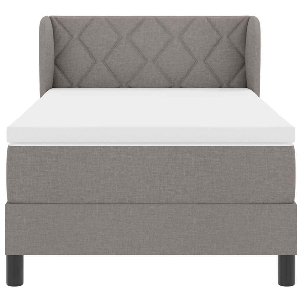 Letto a molle con testiera Talpa 100 x 200 cm Tessuto | homemem39