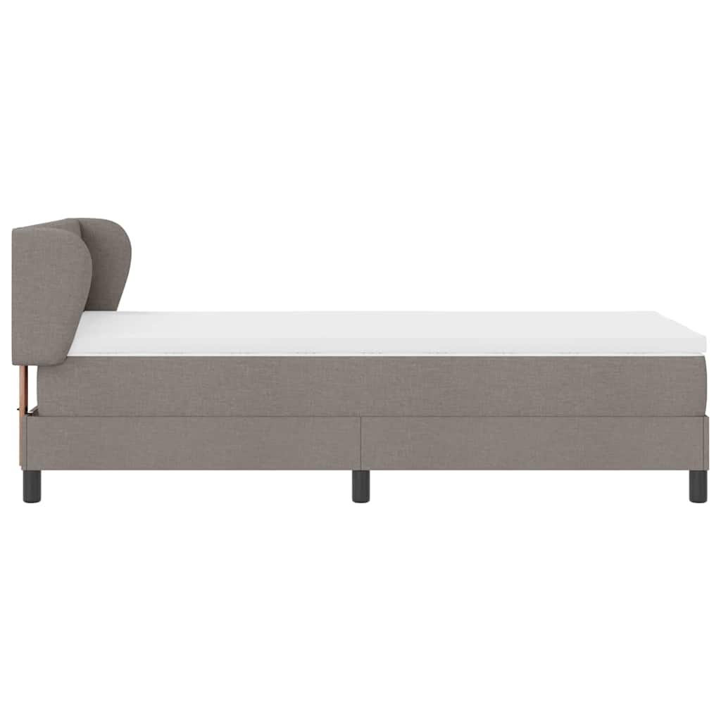 Letto a molle con testiera Talpa 100 x 200 cm Tessuto | homemem39