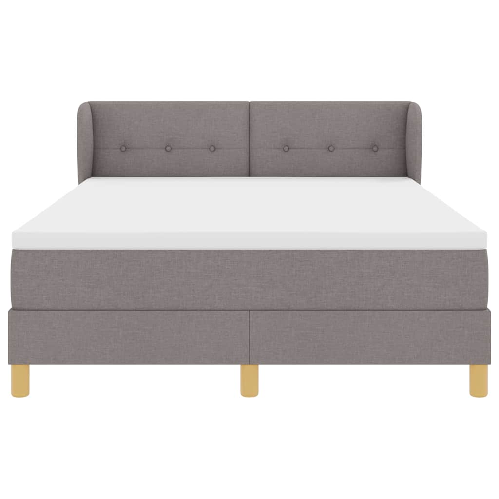 Letto a molle con testiera Talpa 140 x 190 cm Tessuto | homemem39