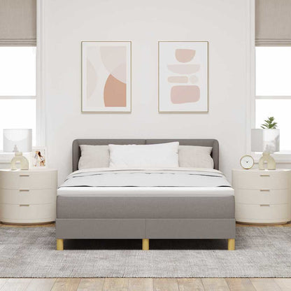 Letto a molle con testiera Talpa 140 x 200 cm Tessuto | homemem39
