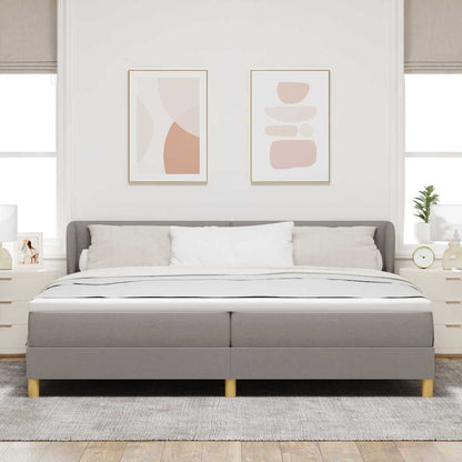 Letto a molle con testiera Talpa 200 x 200 cm Tessuto | homemem39