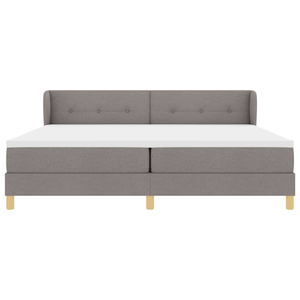Letto a molle con testiera Talpa 200 x 200 cm Tessuto | homemem39