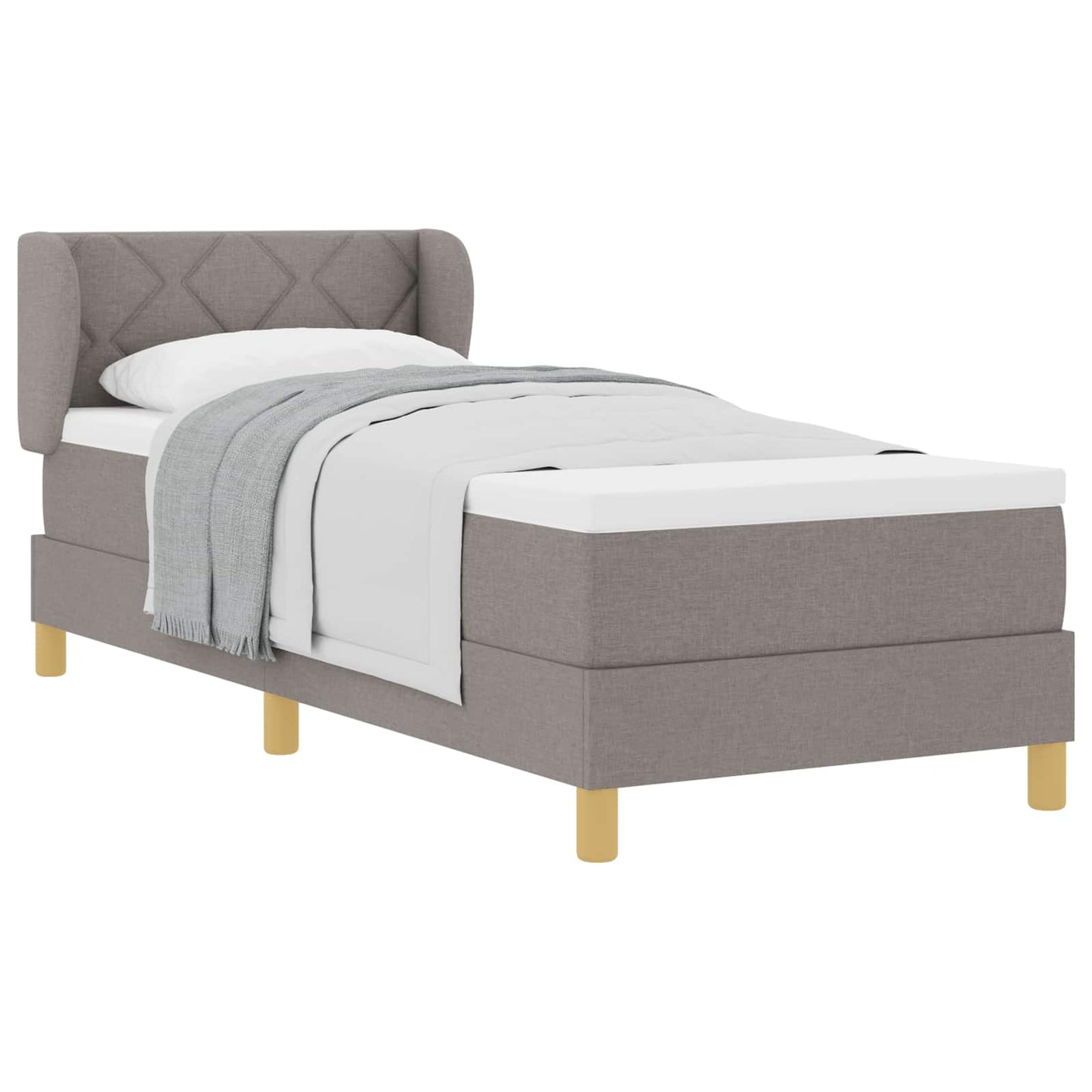 Letto a molle con testiera Talpa 80 x 200 cm Tessuto | homemem39
