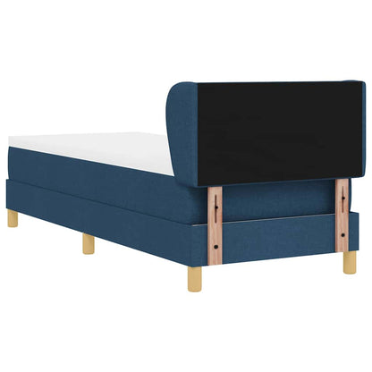 Letto a molle con testiera Blu 80 x 200 cm Tessuto | homemem39