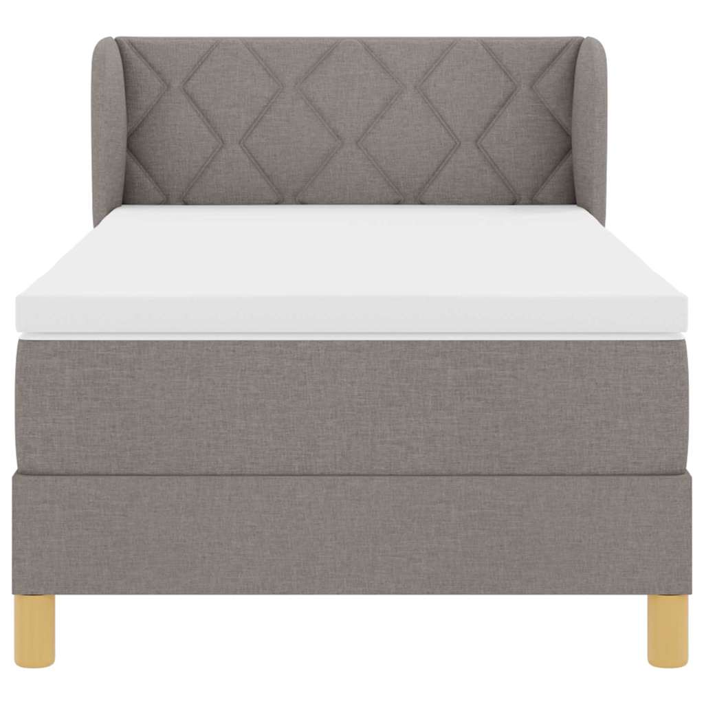 Letto a molle con testiera Talpa 100 x 200 cm Tessuto | homemem39