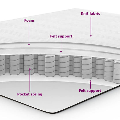 Letto a molle con materasso Grigio scuro 90 x 200 cm Velluto