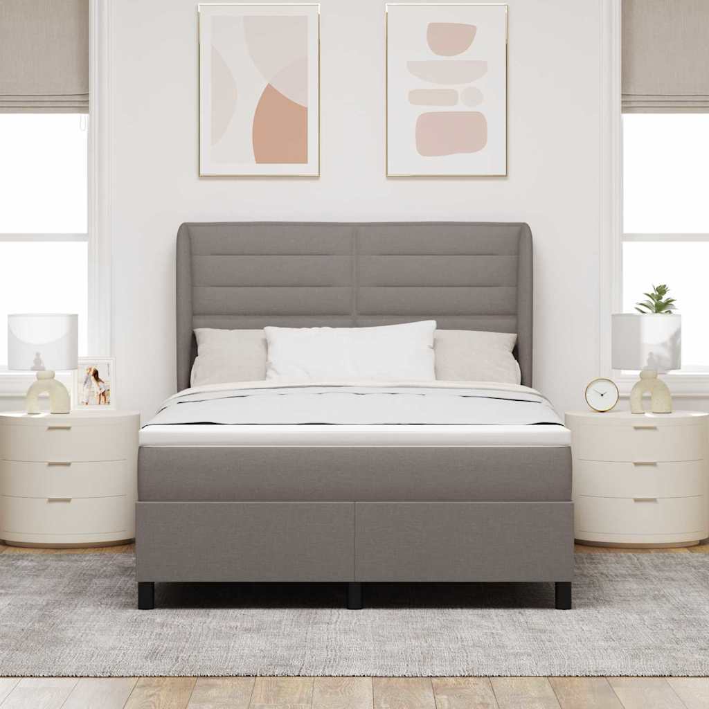 Letto a molle con materasso Talpa 140 x 200 cm Tessuto