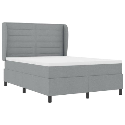 Letto a molle con materasso Grigio chiaro 160 x 200 cm Tessuto | homemem39