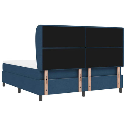 Letto a molle con materasso Blu 180 x 200 cm Tessuto | homemem39
